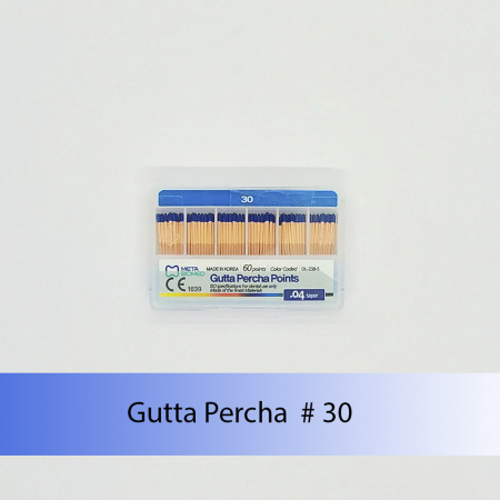 Gutta Percha Points (конусность 0.4) Meta Biomed, Южная Корея