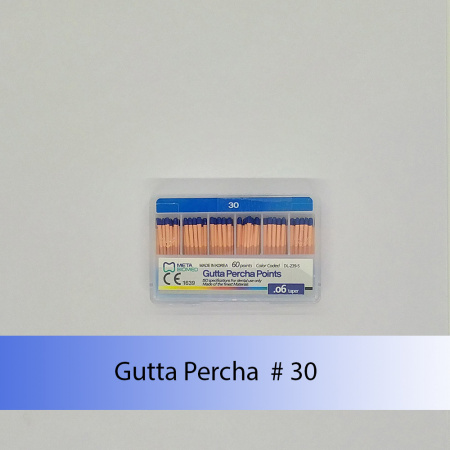 Gutta Percha Points (конусность 0.6) Meta Biomed, Южная Корея