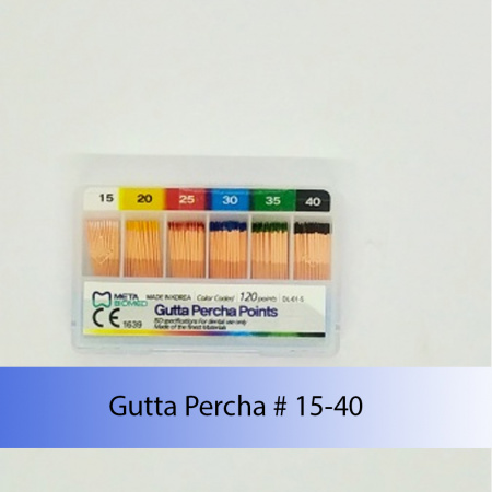 Gutta Percha Points (конусность 0.2) Meta Biomed, Южная Корея