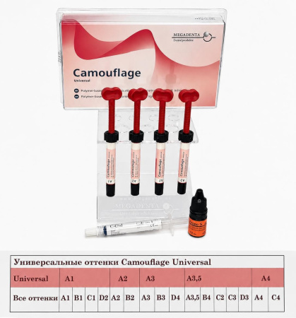 Camouflage Universal (4) Megadenta Dentalprodukte, Германия