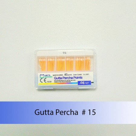 Gutta Percha Points (конусность 0.4) Meta Biomed, Южная Корея