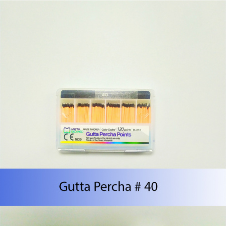 Gutta Percha Points (конусность 0.2) Meta Biomed, Южная Корея