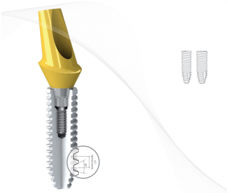 Имплантат s-Clean OneQ-SL, Narrow Type (узкий тип) Dentis Co., Ltd., Южная Корея