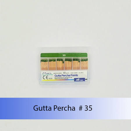 Gutta Percha Points (конусность 0.6) Meta Biomed, Южная Корея